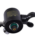Compact Scuba Tank 3.0 Cu Ft 3000 PSI With 4500 PSI High Pressure Pump Dive Kit Portable Air System regulator detail view