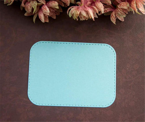 Rectangular Cutting Die Set For Card Making And Scrapbooking Durable Metal Die Cuts template with flowers