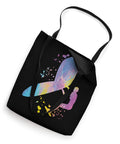 Colorsplash Woman Foil Wing Tote Bag For Wingsurfing And Wing Foiling Gear 16 By 16 Inch Watercolor Style Carryall With Black Straps