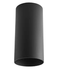 Super Cool And Sleek Modern Six Inch Cylinder Outdoor Ceiling Light One Light Flush Mount Perfect For Interior Or Exterior Porch And Home In Black Aluminum