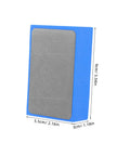 Handheld Diamond Sanding Pads For Ceramic Tiles And Marble Polishing Rock Stone Edge Trimming Block Kit showing size dimensions