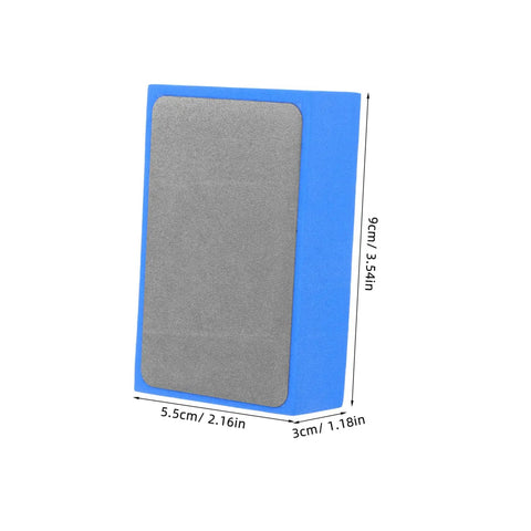 Handheld Diamond Sanding Pads For Ceramic Tiles And Marble Polishing Rock Stone Edge Trimming Block Kit showing size dimensions