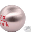 Aluminum Round Ball 6 Speed Shift Knob With M10x1.5 Thread Adapter For Honda Civic S2000 Type R RSX FA5 FG2 FB6 FD2 JDM Manual Transmission
