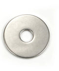 116 Piece One Quarter Inch by One Inch Flat Washers, 304 Stainless Steel Fender Style Washers, corrosion resistant hardware