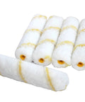 Pro Grade 6 Inch Mini Paint Roller Covers 1/2 Inch Nap Nylon Pack Of 50 For Smooth High Quality Finish On Walls And Trim