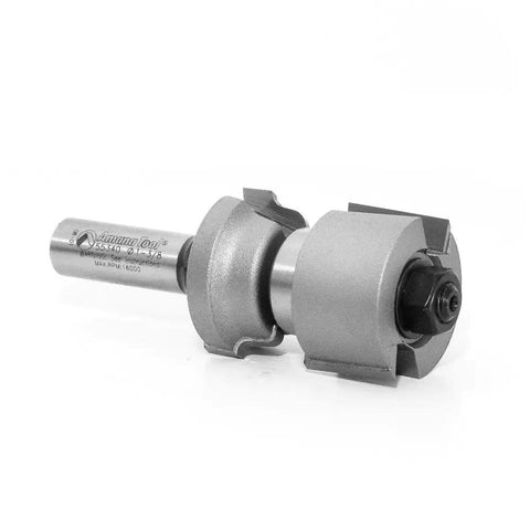 Carbide Tipped Reversible Ogee Router Bit For Window Sash And Rail Work, 1/8 Radius, 1-9/64 Diameter, 1/2 Shank, side view