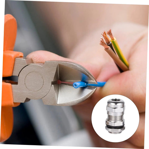 5 Pack Waterproof Cable Glands Joint Kit For Wire Sealing Durable Metal Glands For Wire Fixing Near Pliers and Wires
