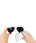 Using Pre Moistened Lens Wipes Individually Wrapped For Grab And Go Cleaning Of Glasses Phones Camera Lenses Screens Keyboards