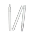 Portable Hand Powered Clothes Washer With Smooth Plunger Action Compact Collapsible Aluminum Handle parts including threaded aluminum tubes.