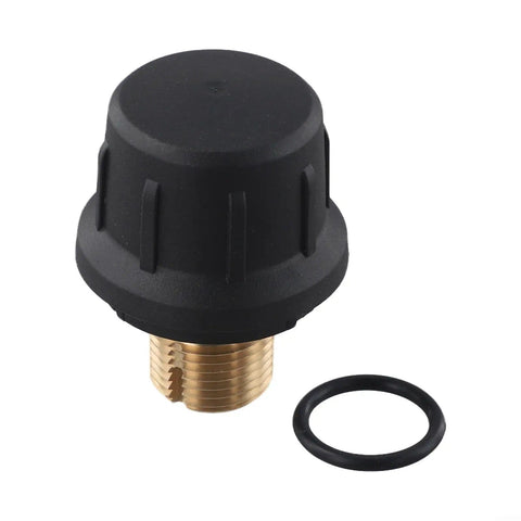 Brass Safety Valve Replacement For SC1 SC2 CTK10 SC2D Steam Vacuum Cleaner And Engine Cover with black cap and O-ring