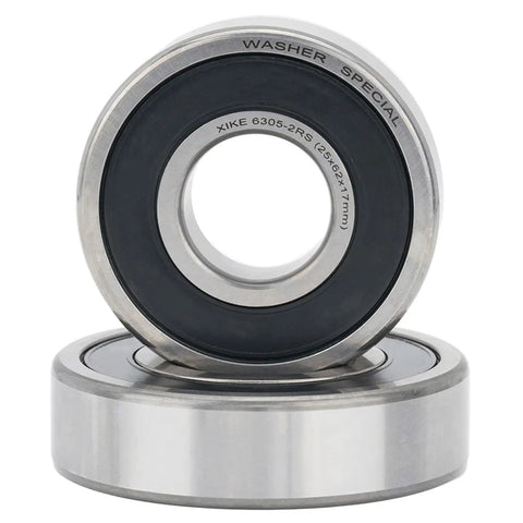 Front Load Washer Tub Bearing And Seal Kit For LG And Kenmore Fits 4036ER2004A 4036ER4001B close-up of fluororubber seal and steel plate