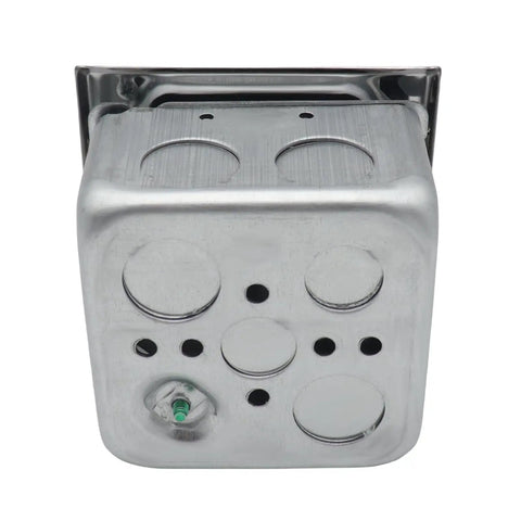 Industrial Grade Nema 10-30R Power Outlet With Surface And Flush Mount Options, Heavy duty galvanized steel receptacle base.