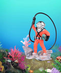 Red Scuba Diver Aquarium Ornament For Fish Tank Bubbler Decorations Lightweight Plastic And Resin Treasure Diver Decor To Boost Oxygen And Add Realistic Scuba Action