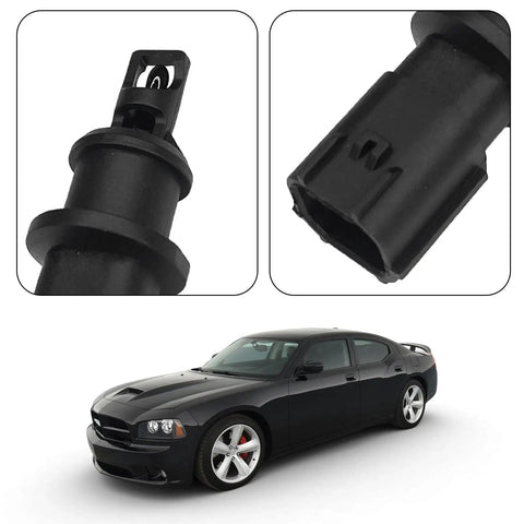 No Sweat Swap Intake Air Temperature Sensor For Dodge Chrysler Jeep Ram 1500 close-up view with black car in background.