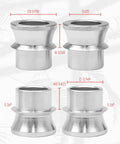 Three Quarters To Five Eighths High Misalignment Spacer For Rod Ends With Standard Ball Width Ideal Upgrade For Off Road Or Street Vehicles Providing Flexible Strong Linkage Between Differing Diameters chrome spacers