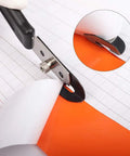 Slick Vinyl Wrap Cutting Knife With Hidden Stainless Blade And PTFE Coated Handle For Smooth Car Tinting and backing paper trimming, slicing through film.