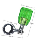 Green Acrylic Crystal Steering Wheel Spinner Knob With Aluminum Power Handle, Quick U Turn Helper For Cars, Trucks, And Tractors