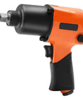 Knuckle Saving Half Inch Air Impact Wrench Generating 880 Ft Lbs Of Raw Torque At 7500 Rpm On An Ultra Light Aluminum Frame.