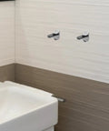 Adjustable Zinc Alloy Shelf Brackets For Glass And Wood Shelves No Fuss Easy Install With 4 To 10mm Clamp Range on bathroom wall