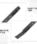 Close-up of No Sweat Screwless 3.5 Inch Hard Drive Caddy Rails showcasing black plastic structure and easy use feature.