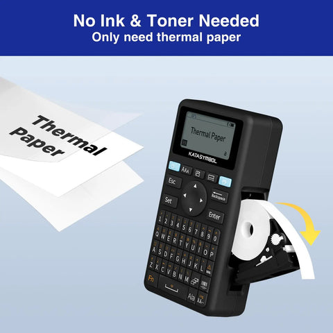 Bluetooth Label Maker With Keyboard And App For Quick Labeling 4 Tapes Included 30 Plus Fonts 660 Plus Icons Rechargeable Inkless Labeler displayed.