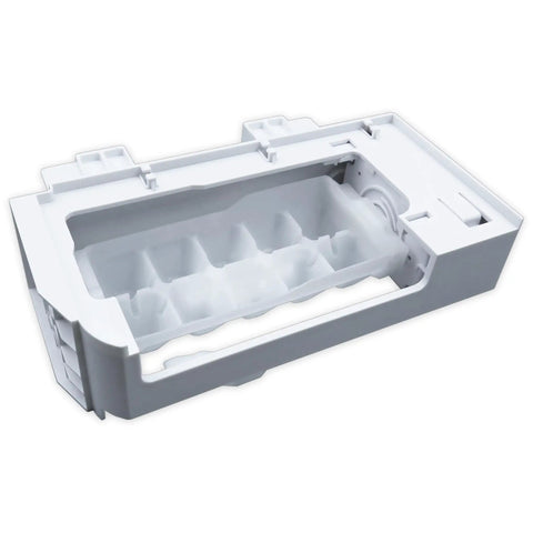 Direct Replacement Ice Maker Assembly For Compatible Fridges With W10873791 W10760070 W10798411 W11130444 Easy Install And Durable Ice Output Premium Construction white plastic ice maker assembly