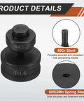 Heavy Duty Hydraulic Hole Punch Die 4.5mm Round Hole For CH75 Electric Punching Machine With 40Cr Steel Upper And Lower Dies Pro Grade