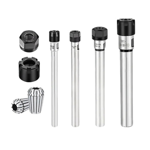 Top Tier ER Extension Rod For C10 And ER8 ER11 Chucks With Precision Straight Shank Grinding for collet tool holder uses.