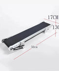 Automatic Conveyor Belt With 10x50cm PVC Wear Resistant Belt And Adapter Adjustable Speed on white background