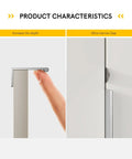 10 Pack Brushed Nickel Cabinet Pulls One And Five Sixteenths Inch Finger Pulls For Cabinets Edge Aluminum Alloy Hardware