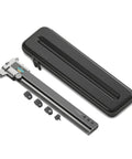 Digital Caliper Kit Premium Combo With 12 Inch Measuring Tool, 0.1mm Accuracy, 93 US Imperial And Metric Scales, Infinite Customized Scales For 3D Printing And DIY Measurement, Includes Reading Kit, Drafting Kit, And Pro Case, with case and attachments