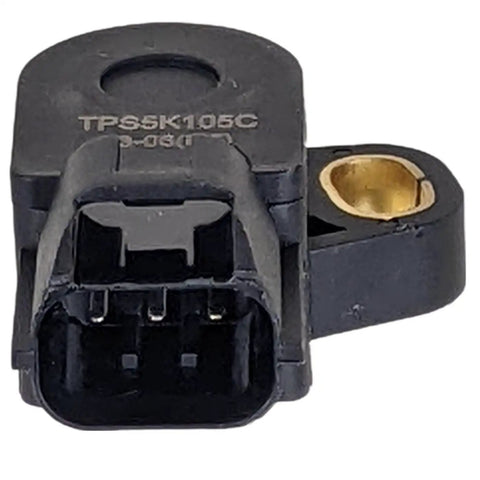 Throttle Position Sensor TPS Air Flow Valve OEM Style Fit For 168cc 170cc 200cc GY6 Scooters And Mopeds Including Jonway Cougar Clash Force 200 EFI Gator 200 Tank GY6 Engines For Precise Idle And Smooth Acceleration, black plastic close-up
