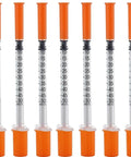 Rugged 10 Pack Half Ml Syringes Matched With 29 Gauge Half Inch Needles built for accurate liquid measurement and pouring.