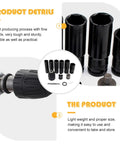 Badass Heavy Duty Impact Wrench Socket Set Built From Premium Chrome Vanadium Steel displayed with detailed parts and assembly.