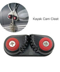 2 Pack Kayak Cam Cleats Aluminum Boat Cleats For Secure Line Grabbing On Kayaks Canoes And Dinghies With Scratch Resistant Base