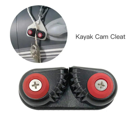 2 Pack Kayak Cam Cleats Aluminum Boat Cleats For Secure Line Grabbing On Kayaks Canoes And Dinghies With Scratch Resistant Base