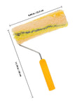 Heavy Duty Cotton Thread Paint Roller With Zero Hassle Grip And Smooth Roll Action Built To Make Rough Surfaces Look Completely Fresh For Any Weekend Warrior Project, 22.5 cm, fabric cover.