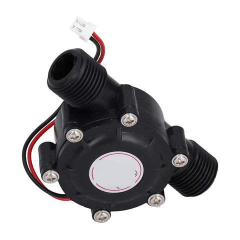 Water Flow Generator 12V Mini Hydroelectric Power Kit For Off Grid Living Portable Hydro Turbine Charger, compact, black design