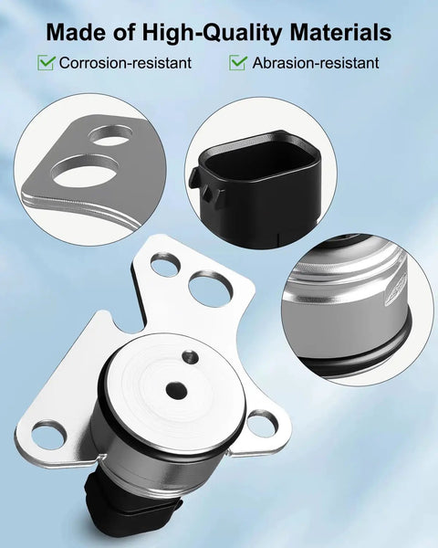 Chrysler Transmission Pressure Transducer Sensor Fits Pacifica Sebring Town And Country Dodge Avenger Grand Caravan Journey Ram ProMaster 62TE Replacement 926-442 926442 5078708AC Top Notch Precise Hydraulic Pressure Monitoring Easy Install close-up showing build quality focusing on corrosion-resistant materials.
