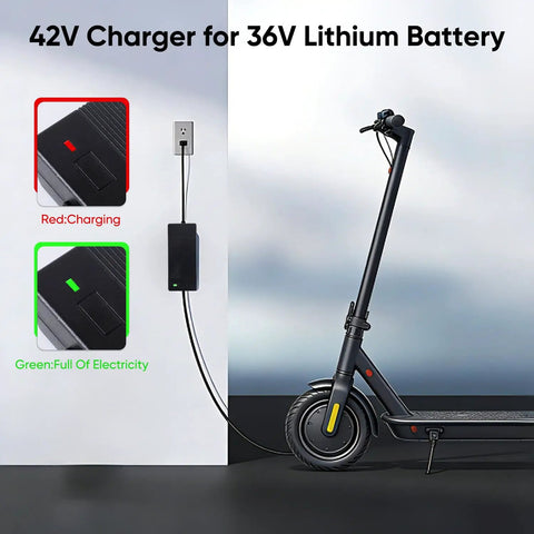 Fast 42V 2A Scooter Charger With 6 Prong For 36V Hoverboards UL Certified Safe Power Adapter Compatible With GOTRAX Ninebot Jetson Voyage And More Today