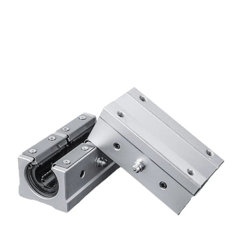 Pro Grade Linear Guide Rail Kit with Two Rails and Four Blocks SBR12UU Smooth Motion for CNC Parts, Adjustable 200mm to 1500mm Length showing rail block