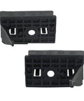 No Sweat Install Front Fender Bracket Support Holders Pair For Tesla Model 3 2017 To 2021, OEM black plastic fender mounts.