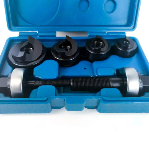 Manual Knockout Punch Driver Kit Heavy Duty For Half Inch To One And One Quarter Inch Conduit Size in blue case