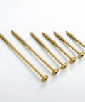 Built Like A Tank Heavy Duty Lag Screws 14 X 4 Inch Pack Of 28, golden epoxy coated, T30 driver bit, ideal for timber construction.