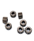 Beefy Helical Gear Set 10 Pieces 1M 14T D-Hole 8mm Metal Motor Gear With 14 Teeth For Industrial Drives Conveyors Machinery