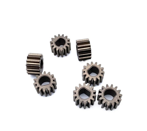 Beefy Helical Gear Set 10 Pieces 1M 14T D-Hole 8mm Metal Motor Gear With 14 Teeth For Industrial Drives Conveyors Machinery