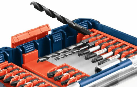 24 Piece Impact Tough Screwdriving Set With Tilt In Case And Custom Storage Long Lasting Bits For High Torque 10x Life Advantage