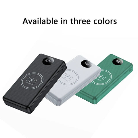 Heavy Duty 8 Bay 18650 Battery Charger Case With Live Digital Display And Usb Pd Fast Charging in three colors