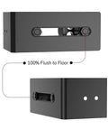 Two Piece Adjustable Floor Guide For Sliding Barn Doors With Eight Setup Options Low Profile Flush Bottom Design