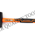 32 ounce rubber mallet with shock absorbing fiberglass handle from 5 Piece Hammer And Mallet Set With 16 Ounce And 32 Ounce Ball Peen Hammers, 32 Ounce Rubber Mallet, 3 Pound Sledge And 3 Pound Cross Peen Hammers For Metal Working, Shock Absorbing Fiberglass Handles, Durable Steel Construction